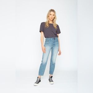 Free People X Sandrine Rose Straight Fit Jean in Indigo NEW